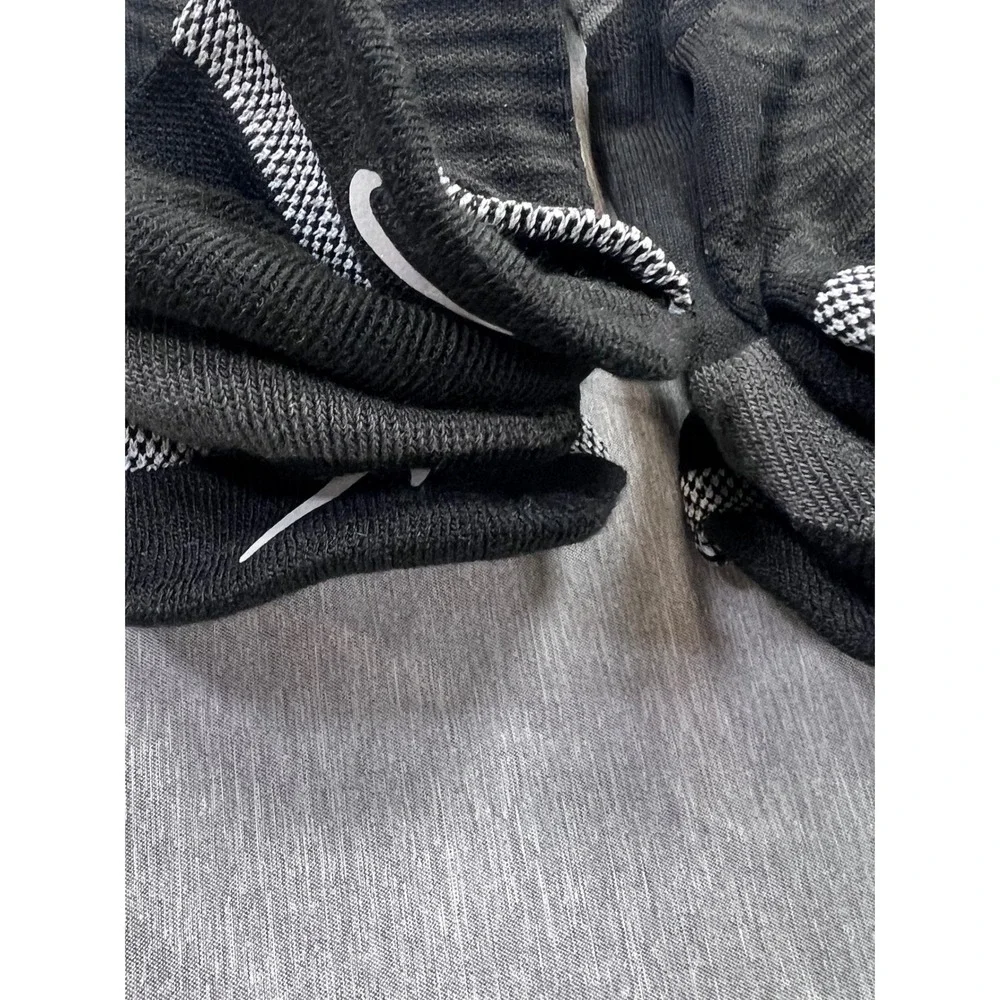 3 Pair Nike Spark Running‎ Socks No Show Cushioned Black Grey M 8-9.5 W 9.5-11